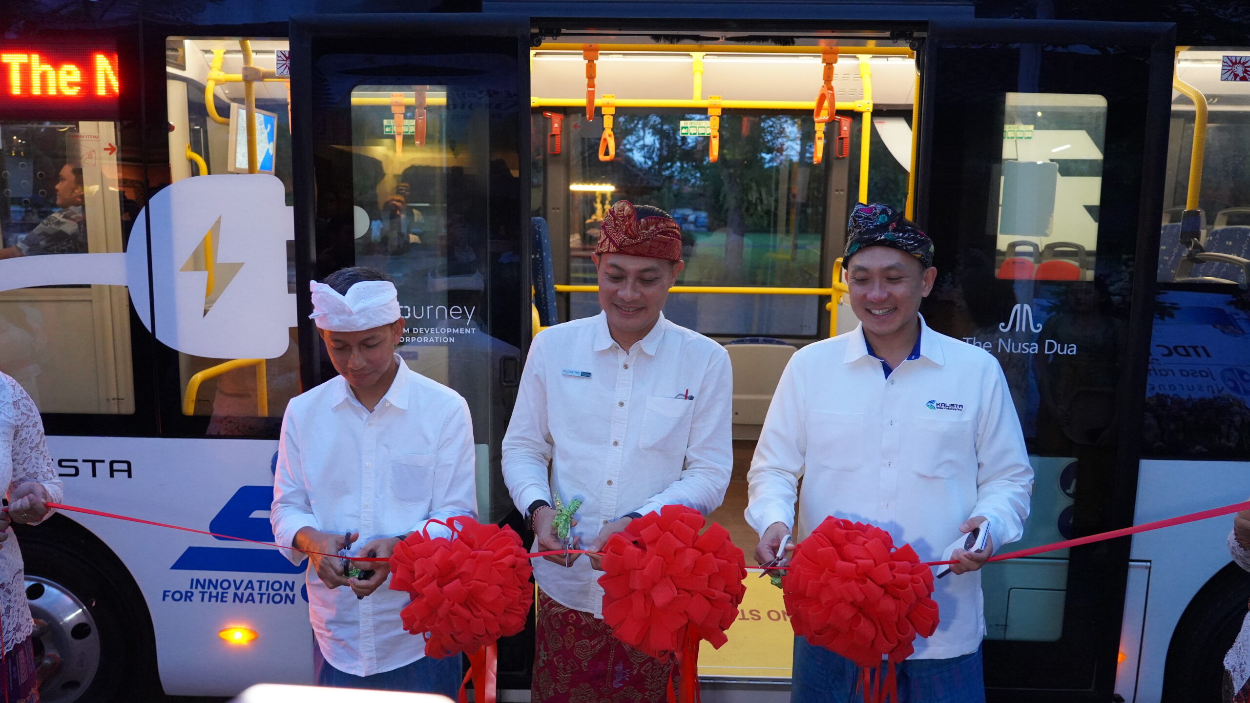 Inisiasi Uji Coba Bus Listrik di Kawasan The Nusa Dua